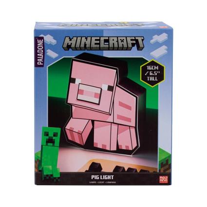 Minecraft Pig Box Light Colorido