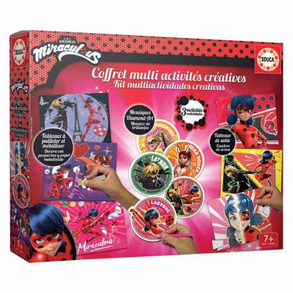 Educa Borras Miraculous Ladybug Multi-activity Kit Rosa