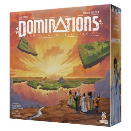 Asmodee Dominations Board Game Dourado