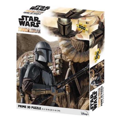 Prime 3d The Mandalorian Din Djarin Puzzle 500 Pieces Dourado