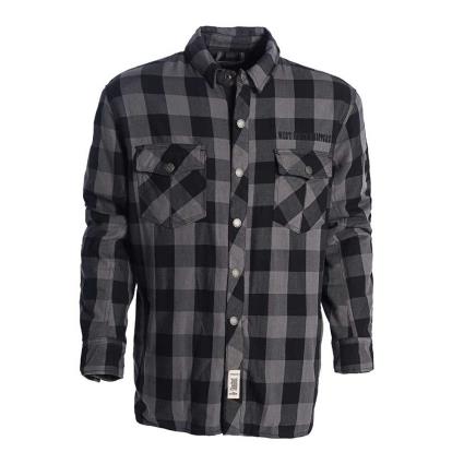 West Coast Choppers Flannel Aramidic Lining Long Sleeve Shirt Cinzento S Homem