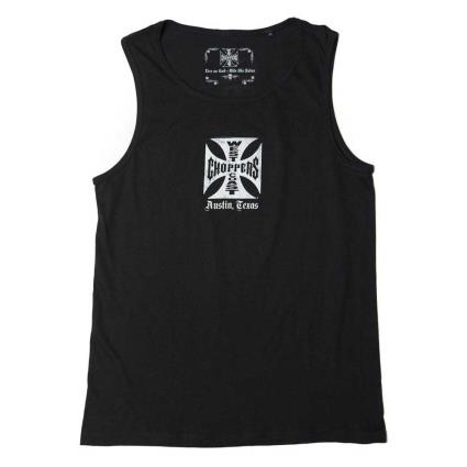 West Coast Choppers Classic Sleeveless T-shirt Preto XL Homem