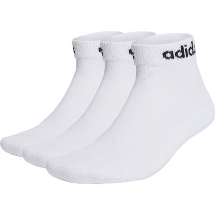 Adidas C Lin Ankle 3p Socks 3 Pairs Branco EU 46-48 Homem
