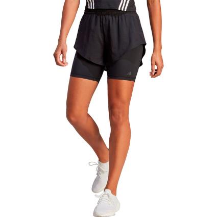 Adidas Hiit Hr 2 In 1 Shorts Cinzento S Mulher