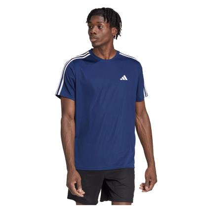 Adidas Tr-es Base 3s Short Sleeve T-shirt Azul M / Regular Homem