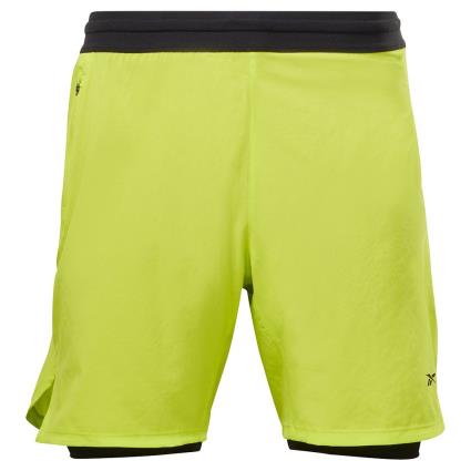 Reebok Speed 3.0 Two-in-one Shorts Verde XL / Regular Homem