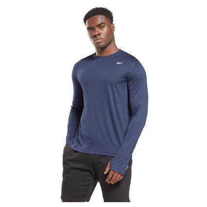 Reebok Tech Long Sleeve T-shirt Azul L Homem