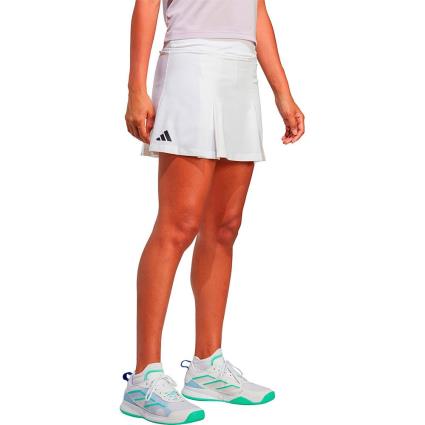 Adidas Club Pleat Skirt Branco L / Regular Mulher