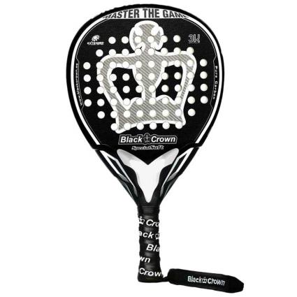 Black Crown Special Soft Padel Racket Prateado