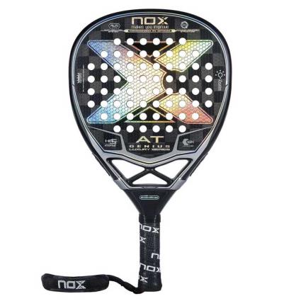 Nox At Genius Attack 18k Padel Racket Prateado 360-375 gr