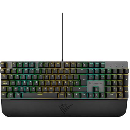 Phoenix Technologies Mk1 Mechanical Brown Switch Gaming Keyboard Prateado Spanish QWERT