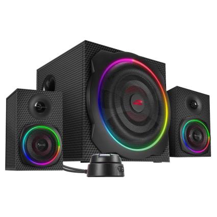 Speedlink Gravity Carbon Rgb 60w 2.1 Speaker Preto