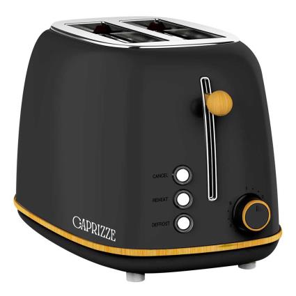 Caprizze Kaito Double Slot Toaster Prateado