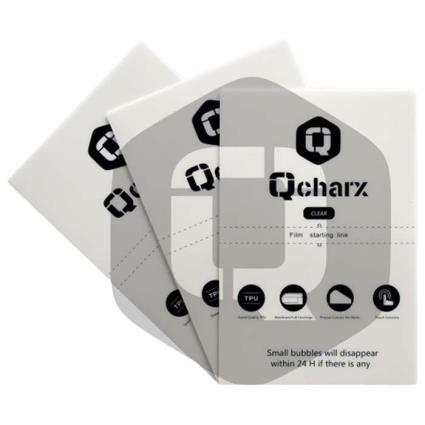 Qcharx Hydrogel Hd Qx1 Screen Protector Sheet 25 Units Transparente