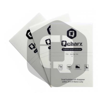 Qcharx Hydrogel Resistencia Qx Qx1 Screen Protector Sheet 10 Units Transparente