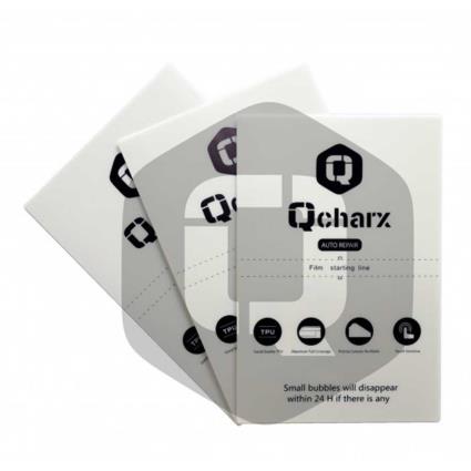 Qcharx Hydrogel Self Repair Qx1 Lite Screen Protector Sheet 10 Units Transparente