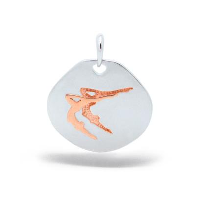 Ossidabile Synchro Pendant Transparente 22 x 20 mm