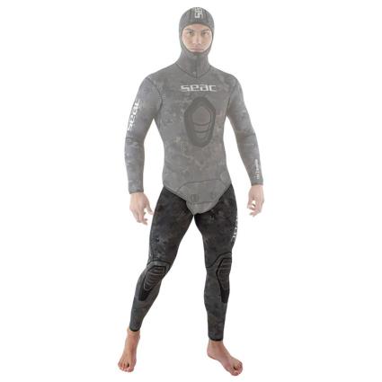 Seacsub Snake Camo 7 Mm Spearfishing Pants Preto 3XL