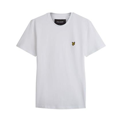 Lyle & Scott T Plain Short Sleeve T-shirt Branco S Homem