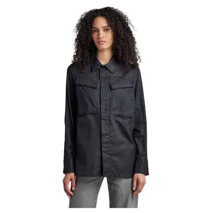 G-star Mysterious Long Sleeve Shirt Cinzento L Mulher