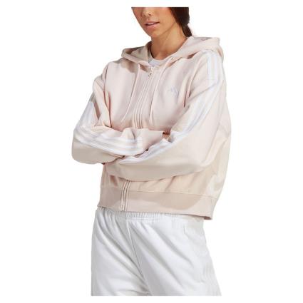 Adidas 3s Ft S Full Zip Sweatshirt Rosa M Mulher