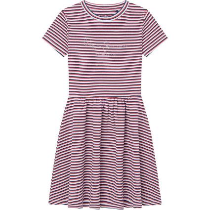 Pepe Jeans Sotena Short Sleeve Dress Castanho 10 Years Menina