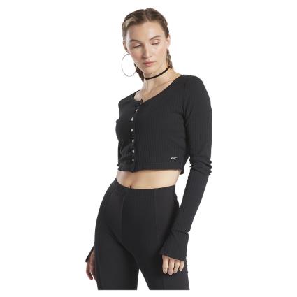 Reebok Classics Long Sleeve T-shirt Preto L Mulher
