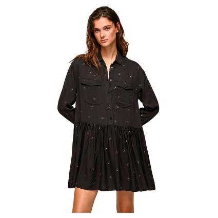 Pepe Jeans Paola Dress Castanho M Mulher