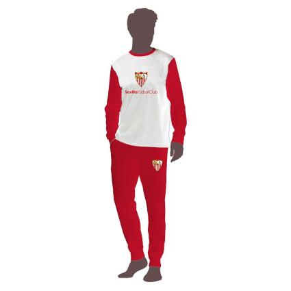 Sevilla Fc Long Sleeve Pyjama Vermelho 2XL