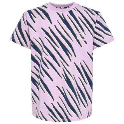 Hummel Rushy Aop Short Sleeve T-shirt Colorido 12 Years Rapaz