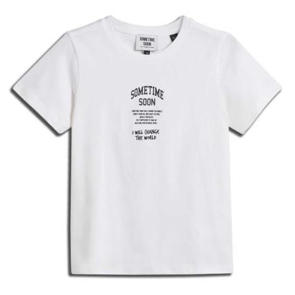 Hummel Dimas Short Sleeve T-shirt Branco 24 Months Rapaz