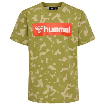 Hummel Rush Aop Short Sleeve T-shirt Verde 5 Years Rapaz