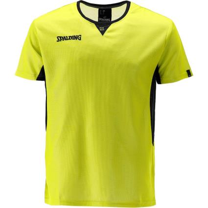 Spalding Referee Short Sleeve T-shirt Amarelo XXL Homem