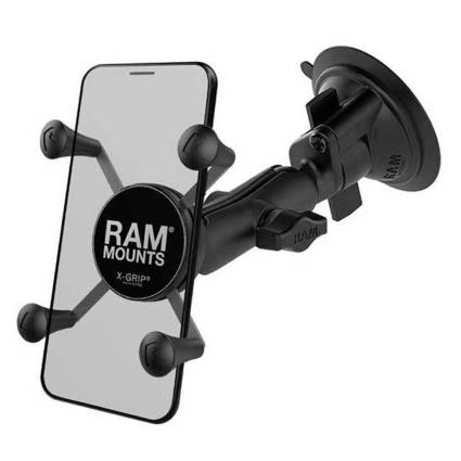 Ram Mounts X-grip® Twist-lock™ Suction Cup Phone Mount Prateado