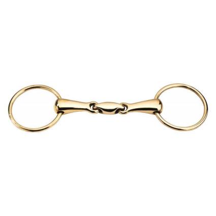 Feeling Cyprium Anatomical Hollow Snaffle Dourado 125 mm