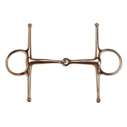 Feeling Cyprium Thin Snaffle Dourado 145 mm