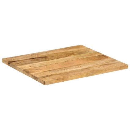 vidaXL Tampo de mesa 25-27 mm 70x60 cm madeira de mangueira maciça