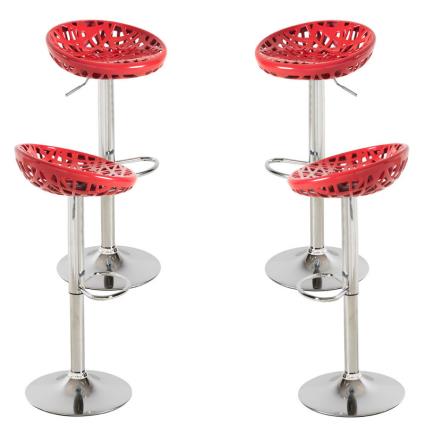 Presentes Miguel - Pack 4 Bancos Nest - Vermelho