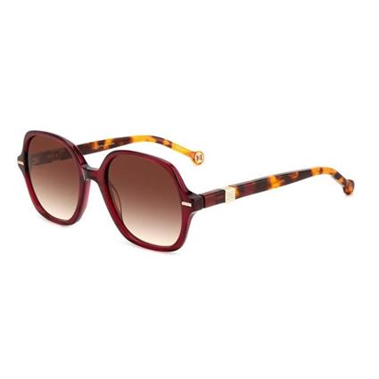 Carolina Herrera Eyewear Óculos de sol para mulheres CH 0063/S O63 T55 140 Havana Red