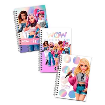 Caderno A5 Capa Dura Wow Generation