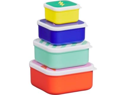 Conjunto de 4 Lancheiras  Power Up