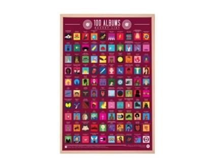 Poster GIFT REPUBLIC Raspadinha - 100 Albúns