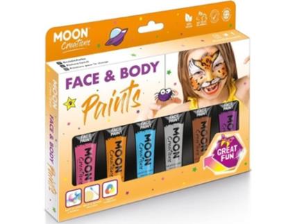 Pack  de 6 Maquilhagens para Cara e Corpo de Adventure (Halloween - 12 ml)