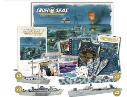 Conjunto Inicial  Cruel Seas Starter Set - Conjunto inicial do Cruel Seas (Idade Mínima: 3 Anos)