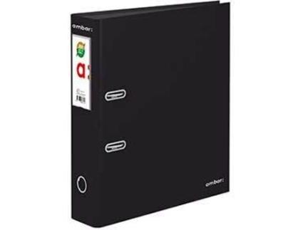 Pasta de Arquivo Lombada Larga Ideas, A4, Largura da Lombada 70 mm, Cartão, Preto