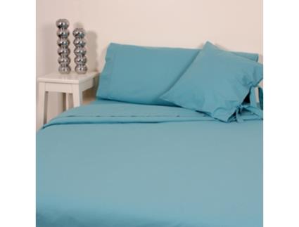 Capa de Edredão ASA Nude (Azul -  240x220cm - Algodão)