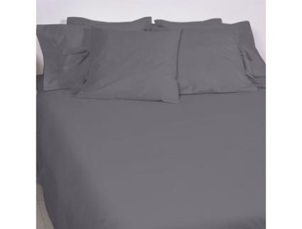 Lençol ASA Nude (Cinzento -  160x290 cm - Algodão)