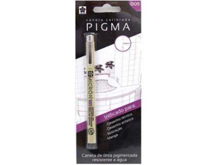 Marcador Fineliner Pigma Micron, Ponta Fina de 0,20 mm, Preto