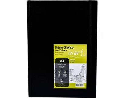 Diário Gráfico Esboço, A4, 110 g/m2, 80 Folhas