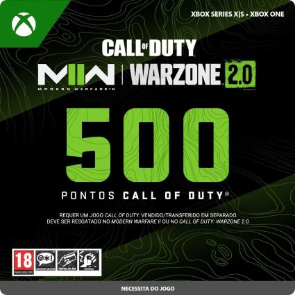 500 PONTOS CALL OF DUTY